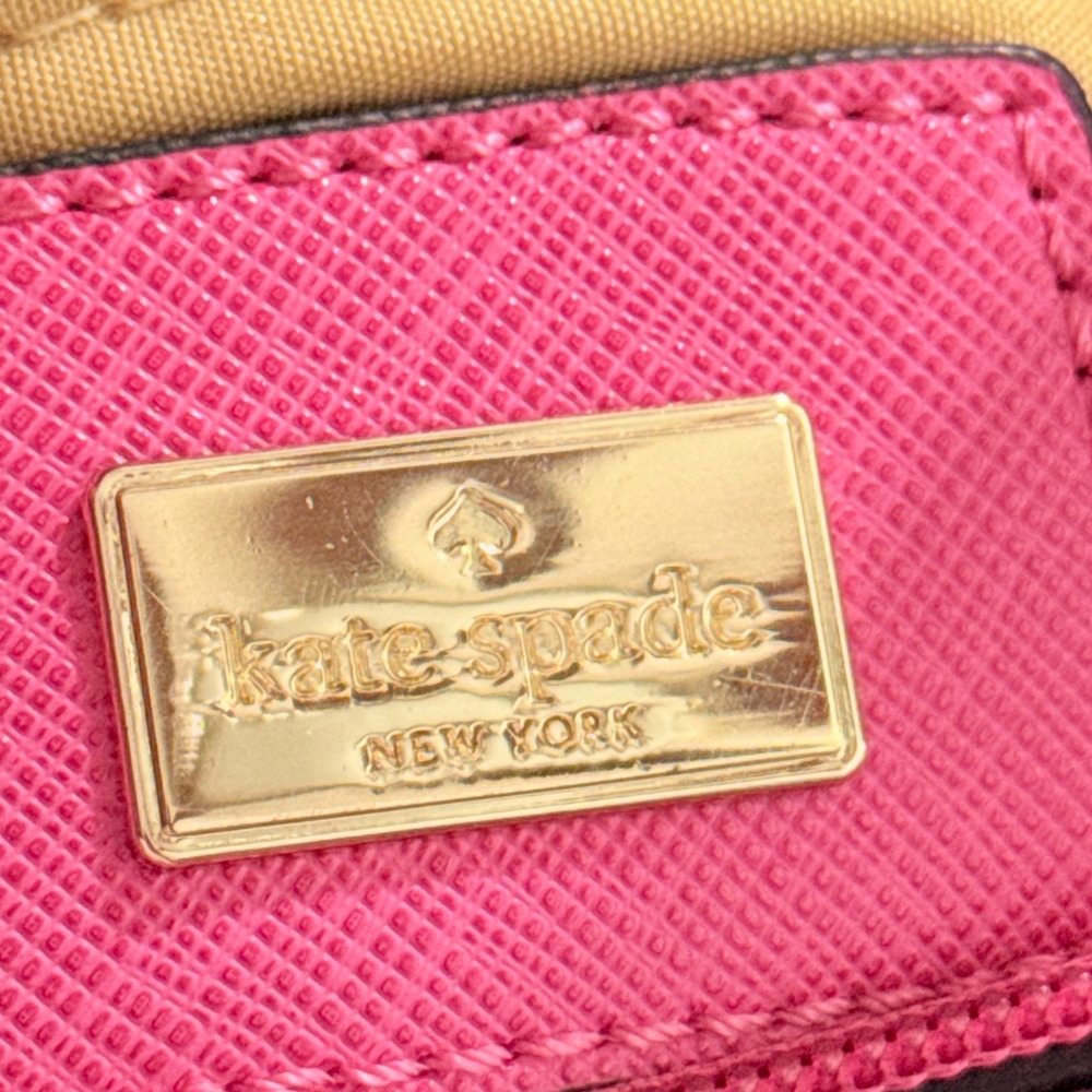 Kate Spade Tote Bag Womens Large Pink Colorblock Saffiano Leather Shoulder Bag - Picture 7 of 9